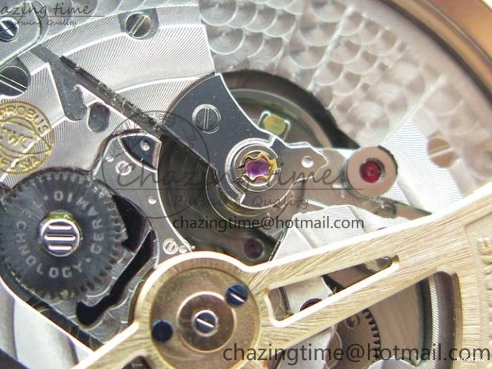 MIROTIME 0218 Compact Portugieser Perpetual Calendar IW503302 RG V9F 1:1 Best Edition White Dial on Brown Leather Strap A 7113